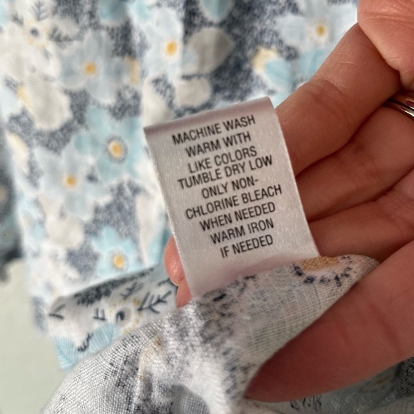 Baird Mcnutt Linen Shirt Men's XL Murano Button Down Floral - Picture 8 of 8